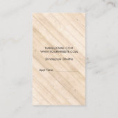 Retro Label Barber Blade en Beard Wood Panel (Achterkant)