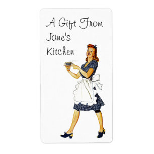 Retro Labels Label-cadeautjes van keukencadeau