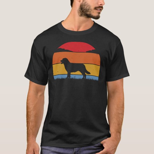  Retro Labrador Retriever Actief T-shirt (Voorkant)