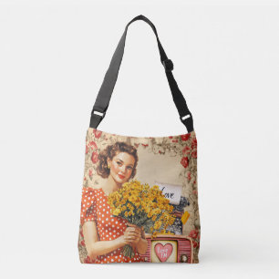 Retro Lady Valentijn Crossbody Tas