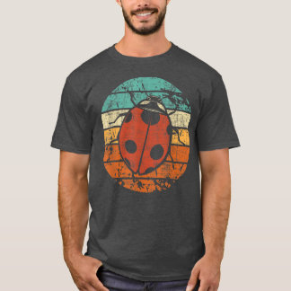 Retro Ladybug Animal Insect Lover Ladybir T-shirt