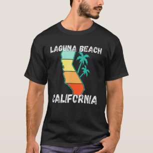 Retro Laguna Beach Californië Kleding T-shirt