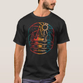 Retro Lake Champlain Gevist T-shirt (Voorkant)