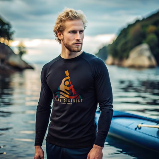 Retro Lake District Kajakken T-shirt