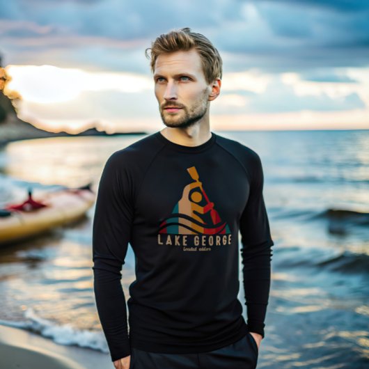 Retro Lake George Kayaking T-shirt