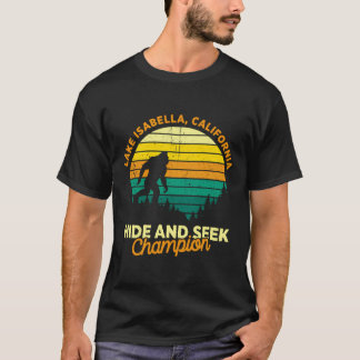 Retro Lake Isabella Californië Big Foot Souvenir T-shirt