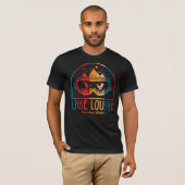 Retro Lake Louise Ski Sunset T-shirt (Voorkant volledig)