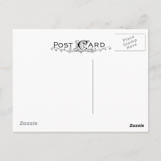 Retro Lake Michigan Shoreline Beach Briefkaart (Achterkant)