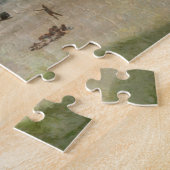 Retro Lake Michigan Shoreline Beach Foto Puzzle Legpuzzel (Zijkant)