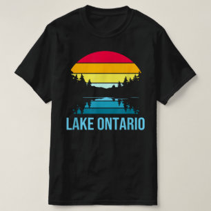 Retro Lake Ontario T-shirt – Ontario Canada Souven
