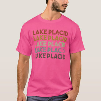 Retro Lake Placid New York grappig T-shirt