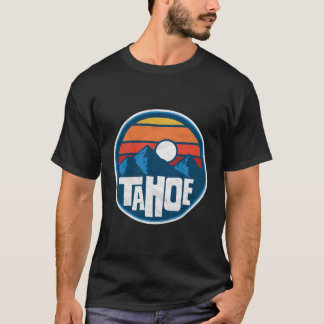 Retro Lake Tahoe Mountains Graphic T-shirt