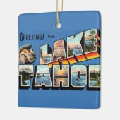 Retro Lake Tahoe Ornament (Links)