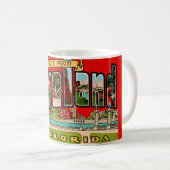 Retro Lakeland Florida Koffiemok (Voorkant rechts)
