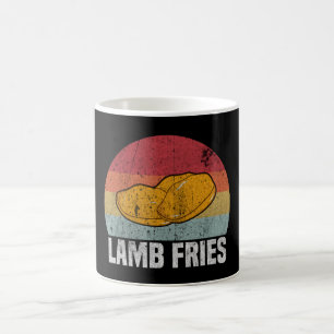 Retro Lamb Fries Cadeau Koffiemok