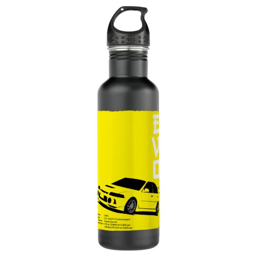 Retro Lancer Evolution IV Waterfles (Voorkant)