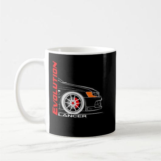 Retro Lancer Evolution Koffiemok (Links)