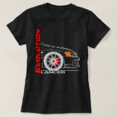 Retro  Lancer Evolution T-shirt (Design voorkant)