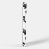 Retro Land Boerderij Kippatroon Case-Mate iPhone Case (Achterkant / Rechts)