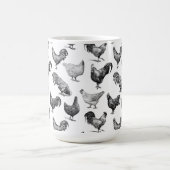 Retro Land Boerderij Kippatroon Koffiemok (Center)