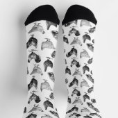 Retro Land Boerderij Kippatroon Sokken (Top)