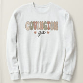 Retro Landelijk Covington Georgia Trui (Design voorkant)