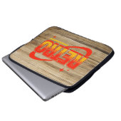 Retro. Laptop Sleeve (Voorkant onderkant)