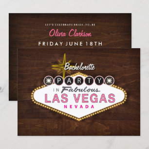 Retro Las Vegas Borduren Afdrukbare Trouwfeest Uit Kaart