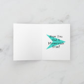 Retro Las Vegas Fun Wink Kaarten Wat er gebeurt bl (Binnen)