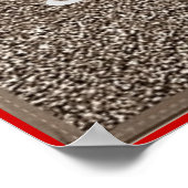 Retro Las Vegas Huwelijks Gastboek Poster (Hoek)