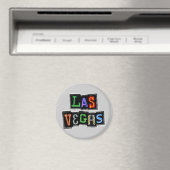 Retro Las Vegas Neon Magneet (Insitu (Vaatwasser))