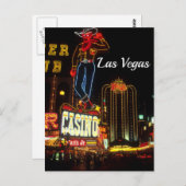 Retro Las Vegas Neon Signs vintage Briefkaart (Voorkant / Achterkant)