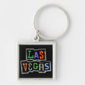 Retro Las Vegas Neon Sleutelhanger (Voorkant)