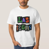 Retro Las Vegas Neon T-shirt (Voorkant)