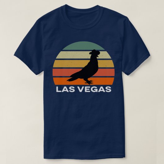 Retro Las Vegas Nevada Cowboy Pigeon Pullover (Design voorkant)