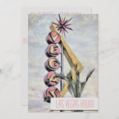 Retro Las Vegas Nevada Stijlvolle  Vegas Strip Kaart (Voorkant / Achterkant)