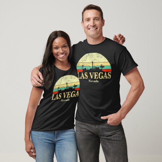 Retro Las Vegas Nevada Vegas Strip Sin City T-shirt (Unisex)