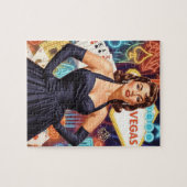 Retro Las Vegas Pin-up Legpuzzel (Horizontaal)