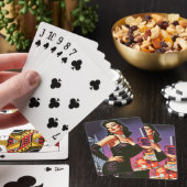 Retro Las Vegas Pin-up Pokerkaarten (Insitu)