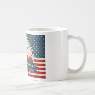 Retro Las Vegas Skyline Koffiemok