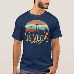 Retro LAS VEGAS souvenir Nevada Sin City strip T-shirt