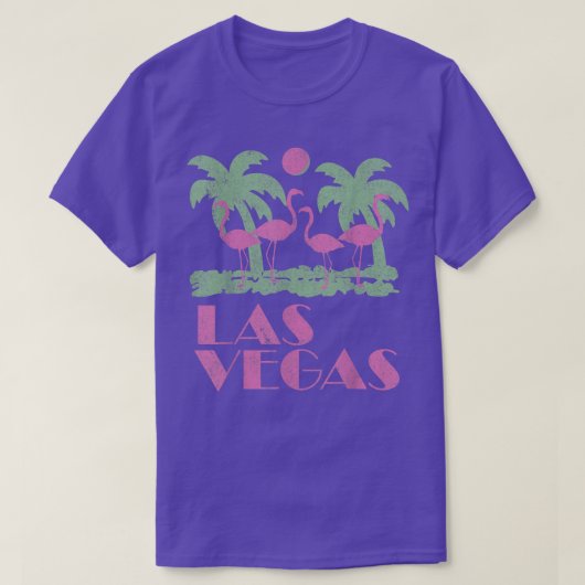 Retro Las Vegas T-shirt (Design voorkant)