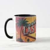 Retro Las Vegas-verlichting Mok (Links)