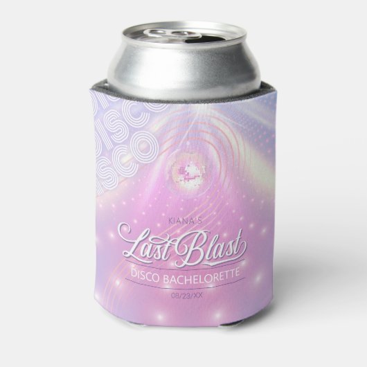 Retro Last Blast Disco Bachelorette v2 ID928 Blikjeskoeler (Blikje Achterkant)