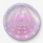 Retro Last Blast Disco Bachelorette v2 ID928 Papieren Bordje (Voorkant)