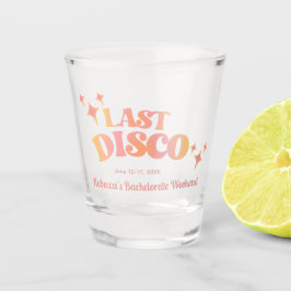 Retro Last Disco Bachelorette Party Shot Glass Shot Glas