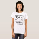 Retro Last Disco Bachelorette-shirt | T-shirt (Voorkant volledig)