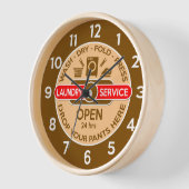 Retro Launderette Clock (Hoek)