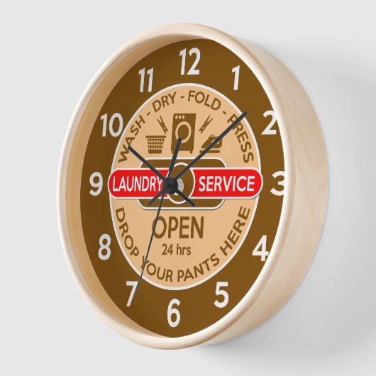 Retro Launderette Clock (Hoek)