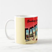 Retro Lavallette NJ Koffiemok (Links)
